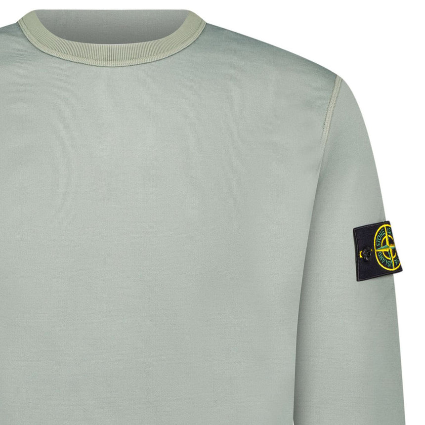 Light Cotton Compass Sweatshirt Green