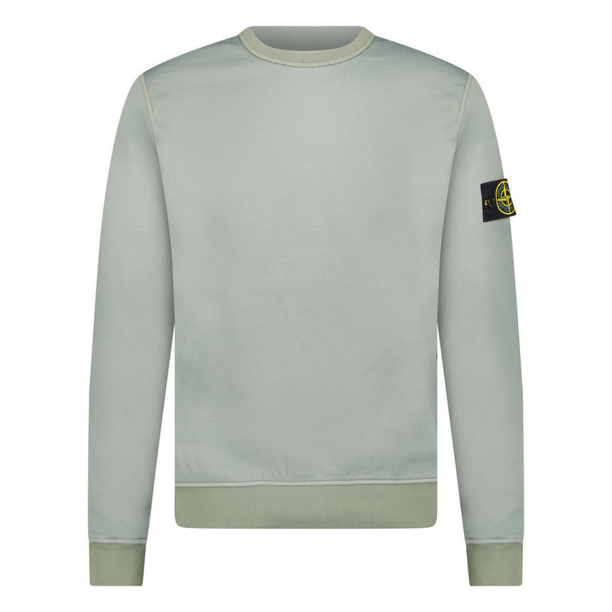 Light Cotton Compass Sweatshirt Green