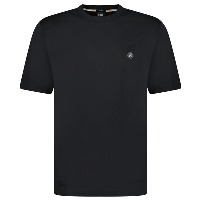 Hugo Boss Black Rubberised Logo T-Shirt Black - Boinclo - Outlet Sale Under Retail