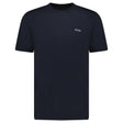 Hugo Boss Blue Logo - Stamp T-Shirt in Navy - Boinclo - Outlet Sale Under Retail