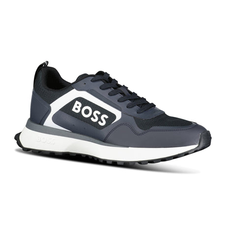 Hugo Boss Boss Logo 'Jonah' Trainers Navy Blue - Boinclo - Outlet Sale Under Retail