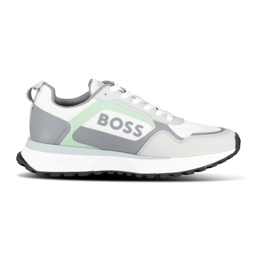 Hugo Boss Boss Logo 'Jonah' Trainers Open White - Boinclo - Outlet Sale Under Retail