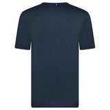 Hugo Boss Linen Tiburt T-Shirt Navy - Boinclo - Outlet Sale Under Retail