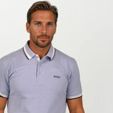 Hugo Boss Paddy Polo Shirt Open Blue - Boinclo - Outlet Sale Under Retail