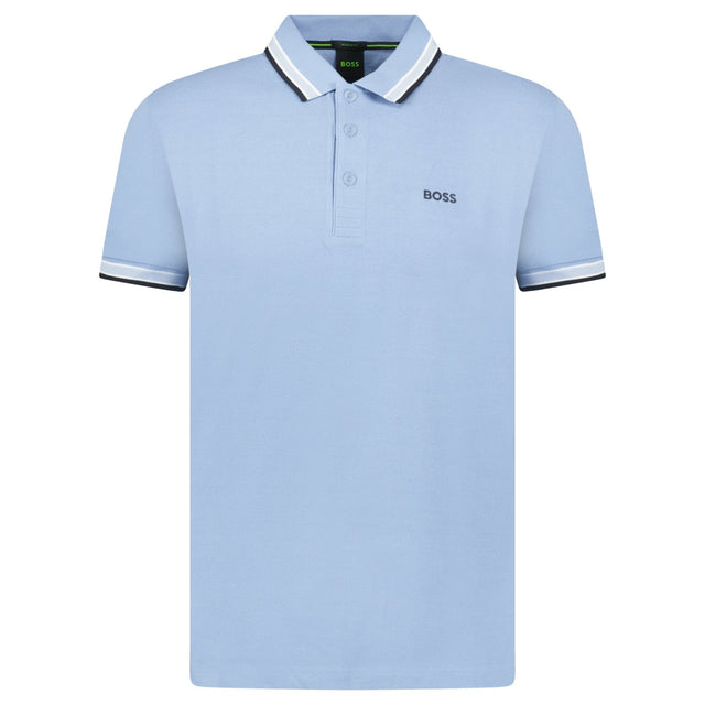 Hugo Boss Paddy Polo Shirt Open Blue - Boinclo - Outlet Sale Under Retail