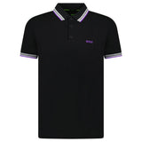 Hugo Boss Paddy Polo Shirt Purple & Black - Boinclo - Outlet Sale Under Retail