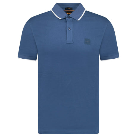 Hugo Boss Passertip Polo T-Shirt in Dark Blue - Boinclo - Outlet Sale Under Retail