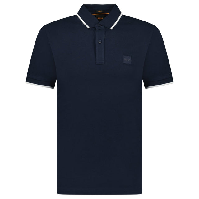 Hugo Boss Passertip Polo T-Shirt in Navy - Boinclo - Outlet Sale Under Retail