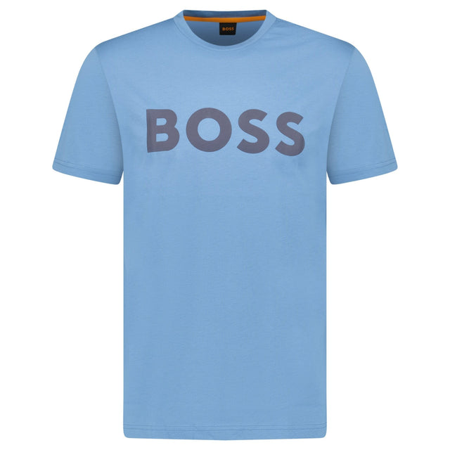 Hugo Boss Thinking 1 Logo T-Shirt in Blue - Boinclo - Outlet Sale Under Retail