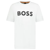 Hugo Boss Thinking 1 Logo T-Shirt in White - Boinclo - Outlet Sale Under Retail