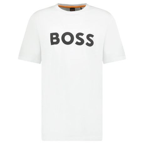 Hugo Boss Thinking 1 Logo T-Shirt in White - Boinclo - Outlet Sale Under Retail