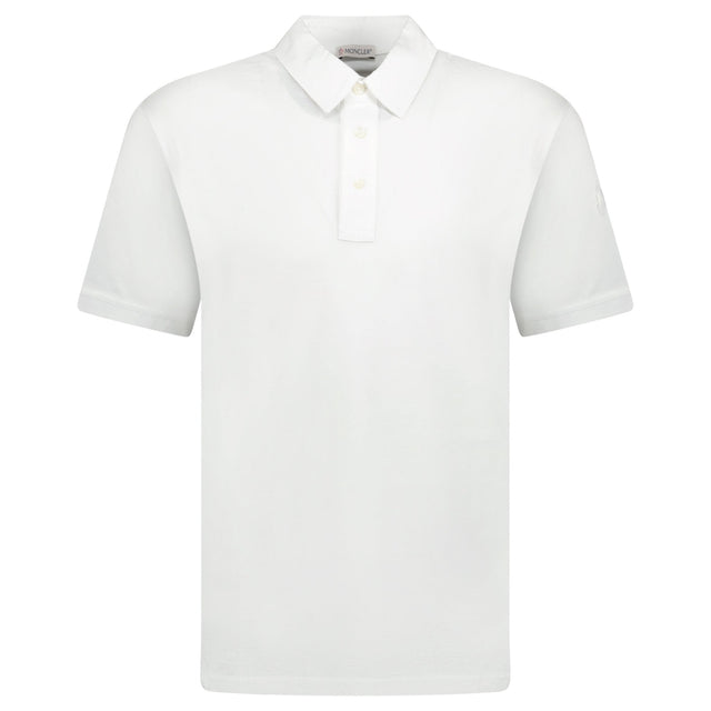 Moncler 3 - Button Polo - Shirt White - Boinclo - Outlet Sale Under Retail