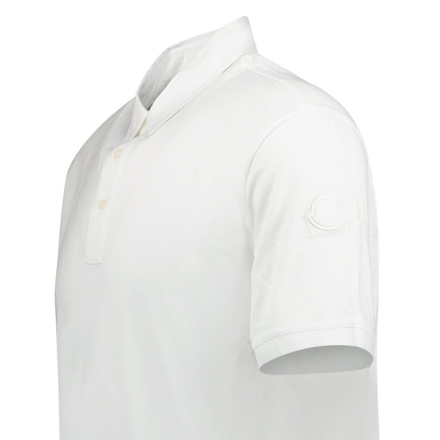 Moncler 3 - Button Polo - Shirt White - Boinclo - Outlet Sale Under Retail