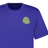 Moncler Chest Badge T - Shirt Blue - Boinclo - Outlet Sale Under Retail