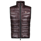 Moncler Grenoble Brown Quilted Down Vest Gilet - Boinclo - Outlet Sale Under Retail