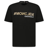 Moncler Grenoble Logo Print T-Shirt Black - Boinclo - Outlet Sale Under Retail