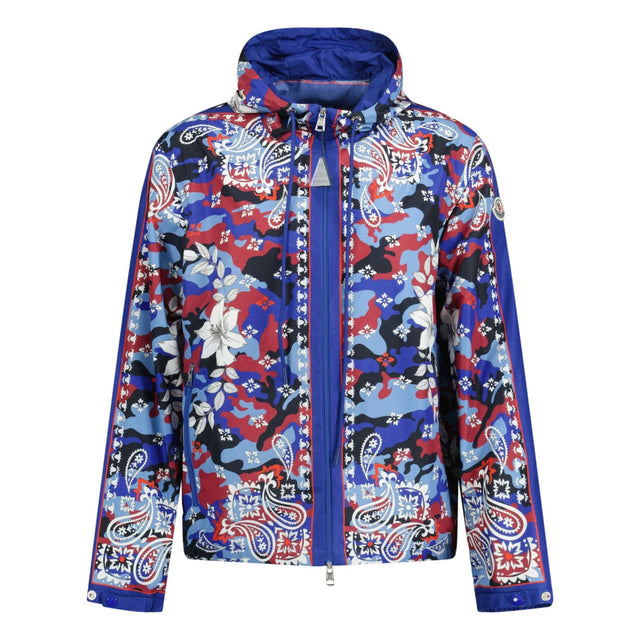 Moncler 'HOTAY' Nylon Jacket Shell Pattern Blue - Boinclo ltd - Outlet Sale Under Retail