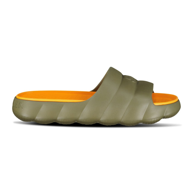 Moncler 'Lilo' Sliders Khaki & Orange - Boinclo ltd - Outlet Sale Under Retail