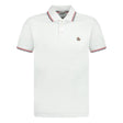 Moncler Polo Shirt Small Logo White - Boinclo ltd - Outlet Sale Under Retail