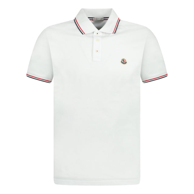 Moncler Polo Shirt Small Logo White - Boinclo ltd - Outlet Sale Under Retail