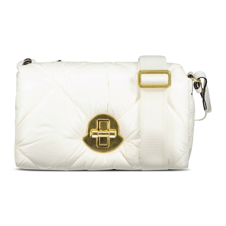 Moncler Puffer Quilted Crossbody Bag Cream - Boinclo - Outlet Sale Under Retail