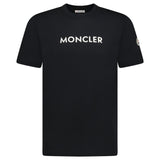 Moncler Rubber Logo Printed T-Shirt Black - Boinclo - Outlet Sale Under Retail