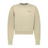 Off-White Caravaggio Arrow Sweatshirt Sand - Boinclo ltd - Outlet Sale Under Retail