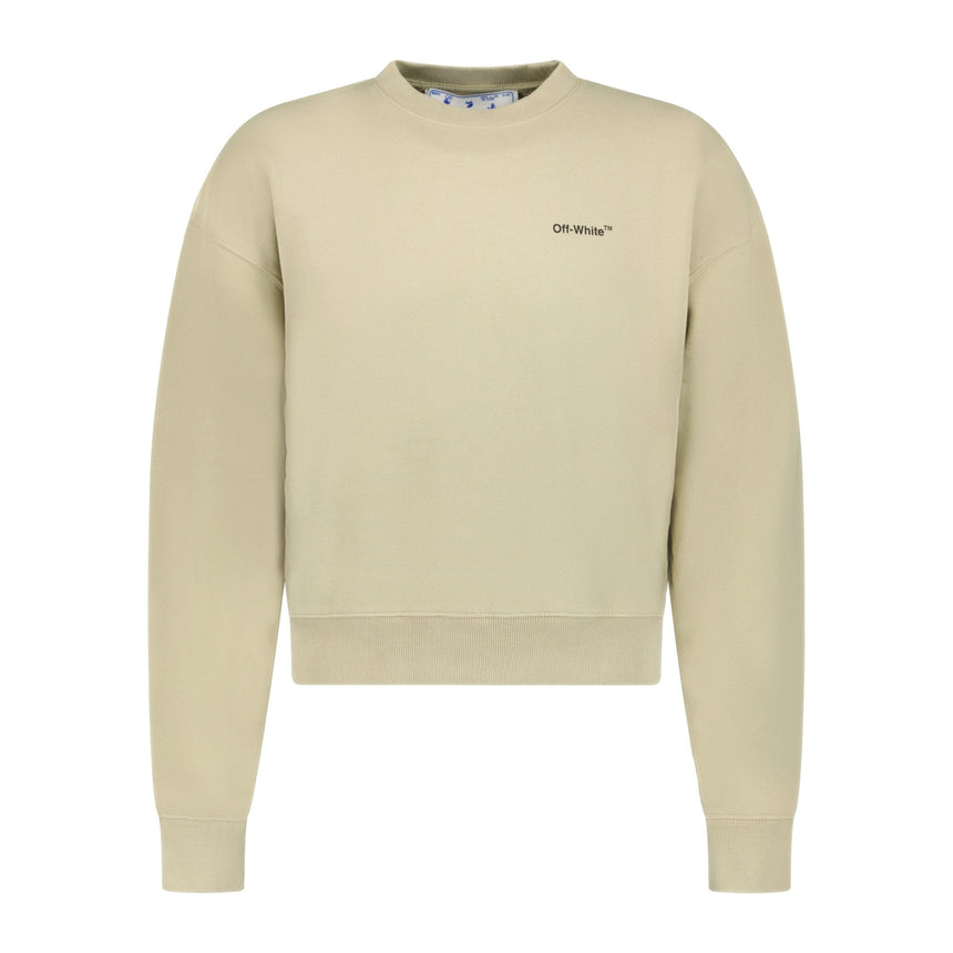 Off-White Caravaggio Arrow Sweatshirt Sand - Boinclo ltd - Outlet Sale Under Retail