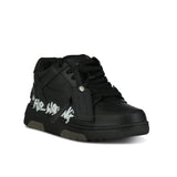 OFF-WHITE 'For Walking' Out Of Office Low-Top Leather Trainers Black - Boinclo ltd - Outlet Sale Under Retail