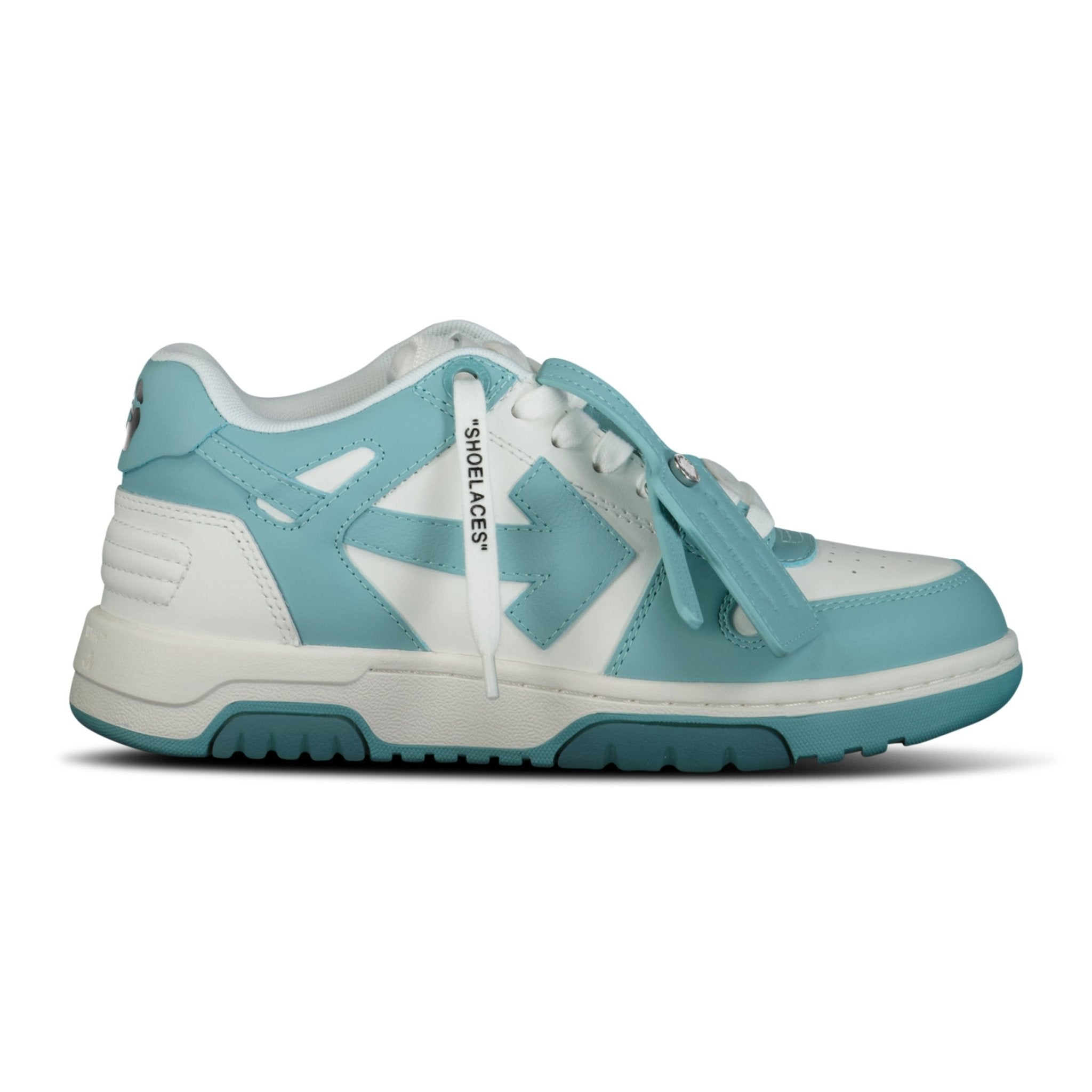 Color variation of Out Of Office Calf Leather Sneakers White & Celadon Blue