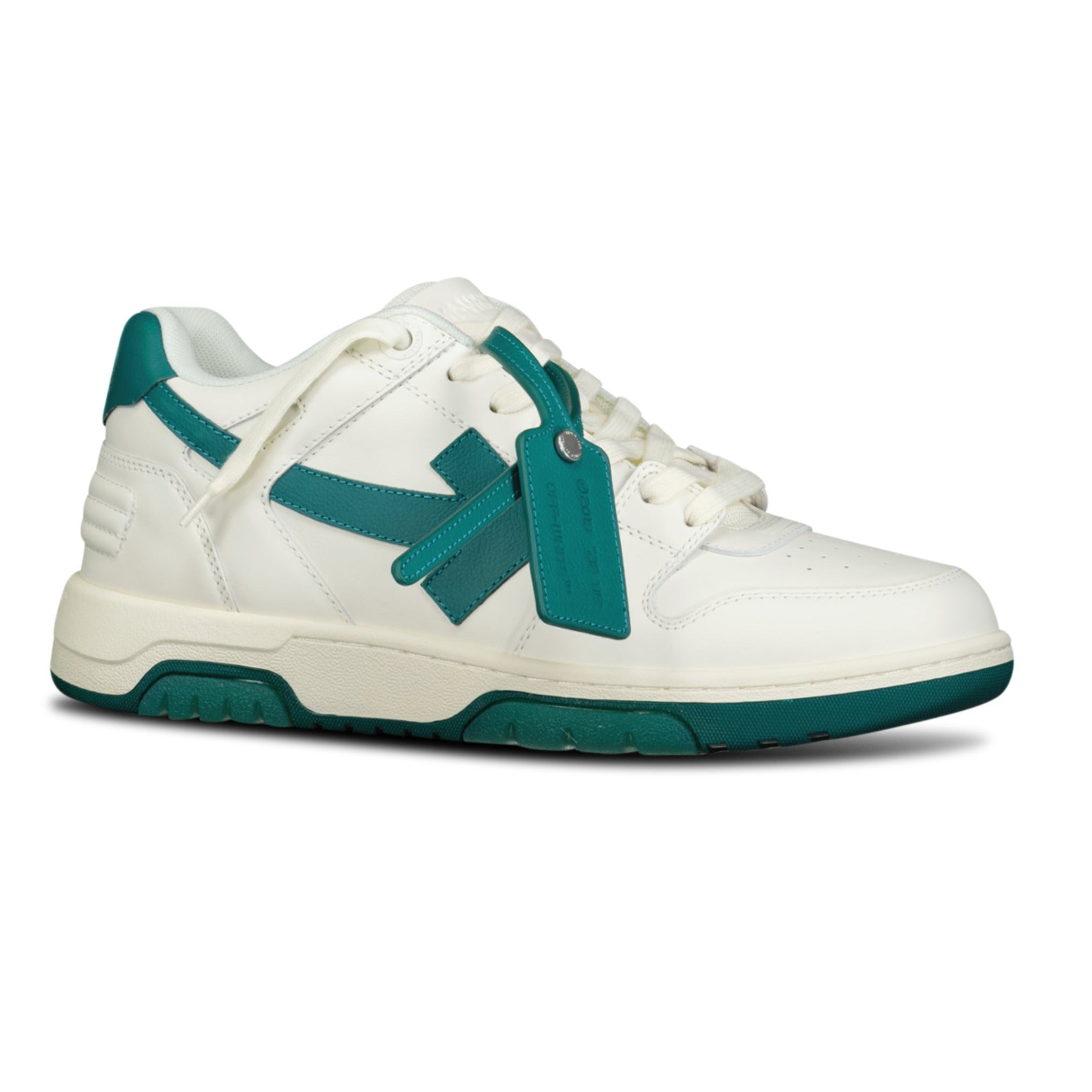 Color variation of Out Of Office Low-Top leather Sneakers White & Green