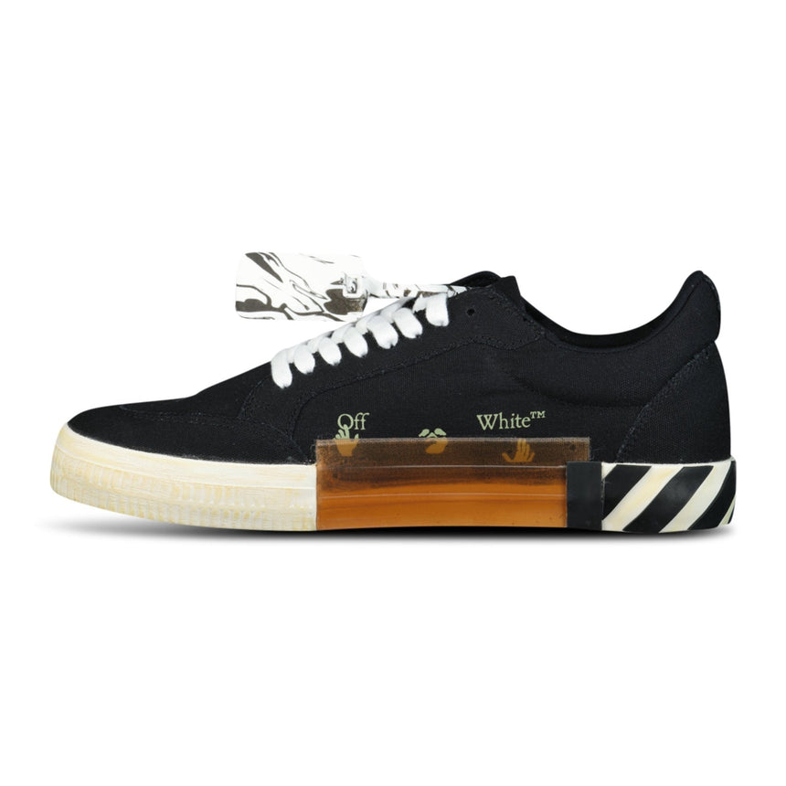 Off-White Vulcanized Low Top Trainers Black & Blue - Boinclo ltd - Outlet Sale Under Retail