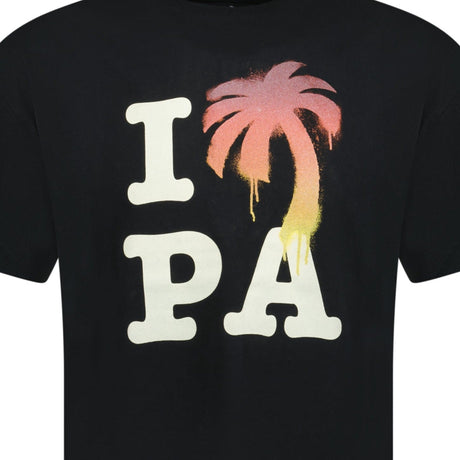 Palm Angels 'I Love PA' T-Shirt Black - Boinclo ltd - Outlet Sale Under Retail