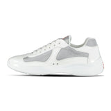 Prada Americas Cup Mesh Runners Patent White - Boinclo - Outlet Sale Under Retail