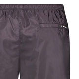 Black Rubber Logo Swim Shorts Black