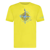 'Marble One' T-Shirt Yellow