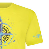 'Marble One' T-Shirt Yellow