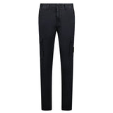 Stone Island Badge Cotton Cargo Trousers Black - Boinclo ltd - Outlet Sale Under Retail