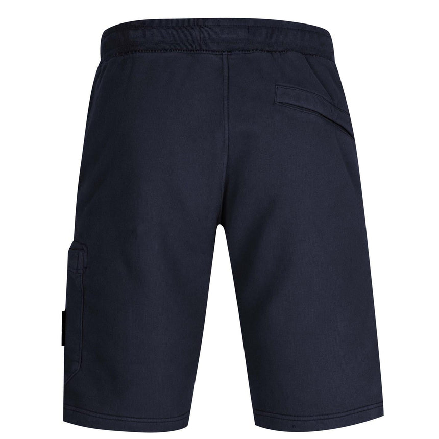 Stone Island Badge Sweat Shorts Navy - Boinclo - Outlet Sale Under Retail