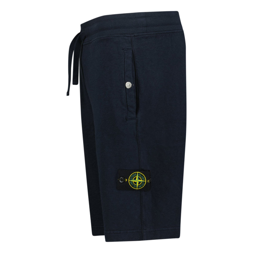 Stone Island Badge Sweat Shorts Navy - Boinclo - Outlet Sale Under Retail