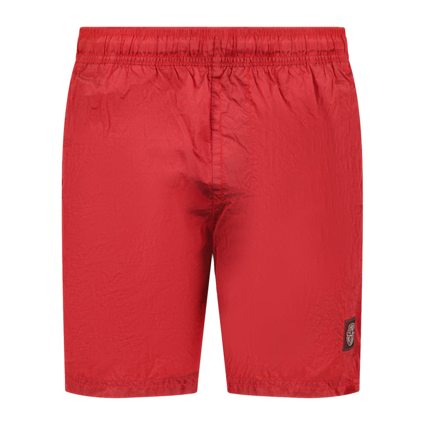 Stone Island Chrome Swim Shorts Red - Boinclo ltd - Outlet Sale Under Retail