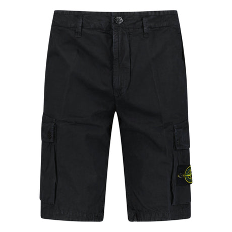 Stone Island Cotton Cargo Shorts Black - Boinclo - Outlet Sale Under Retail