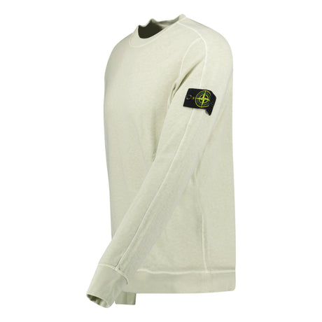 Stone Island Crew Neck Light Sweatshirt Pistachio - Boinclo ltd - Outlet Sale Under Retail