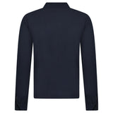 Stone Island Ghost Badge Long Sleeve Polo Shirt in Navy - Boinclo - Outlet Sale Under Retail