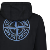 Stone Island Institutional Two Print Hoodie in Black - Boinclo - Outlet Sale Under Retail