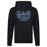 Stone Island Institutional Two Print Hoodie in Black - Boinclo - Outlet Sale Under Retail