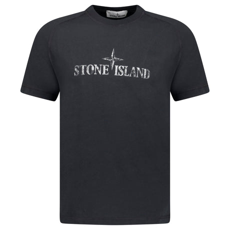 Stone Island Institutional Two T-Shirt Black - Boinclo - Outlet Sale Under Retail