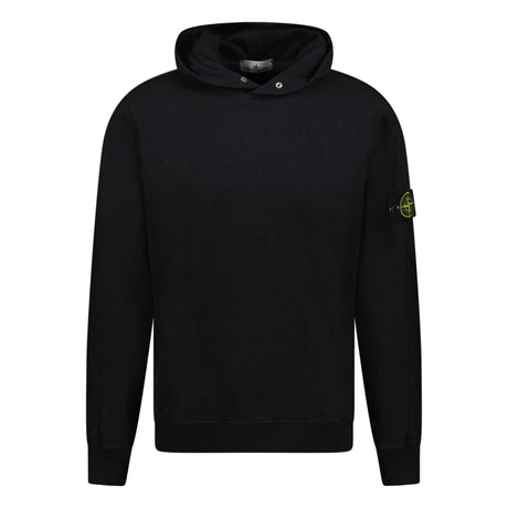 Stone Island ‘OLD’ Treatment Hooded Sweatshirt in Black - Boinclo ltd - Outlet Sale Under Retail