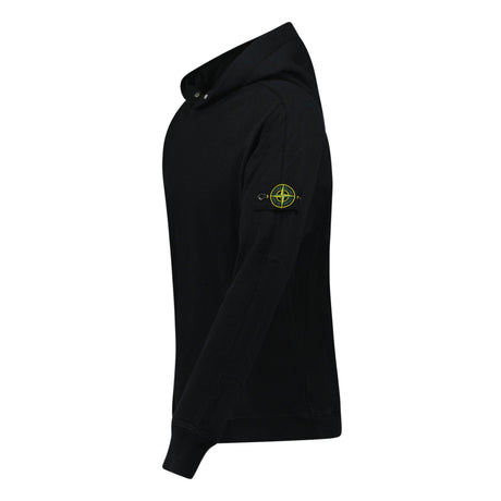 Stone Island ‘OLD’ Treatment Hooded Sweatshirt in Black - Boinclo ltd - Outlet Sale Under Retail