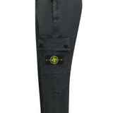 Stone Island Patch Cargo Trousers Black - Boinclo - Outlet Sale Under Retail